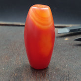 Cherry Red Very rare Himalayan indo Tibetan Agate carnelian Bead